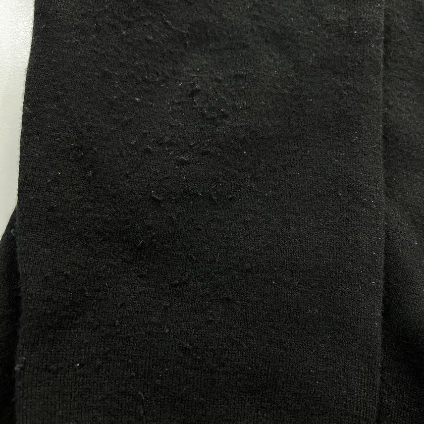 [BUNJANG] Lacoste Basic V-Neck Wool Cardigan Black / 라코스테 베이직 브이넥 울 가디건 블랙 AH460E-53N