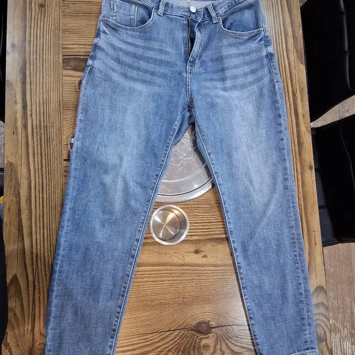 [BUNJANG] Blue Denim Slim Fit Jeans / 청바지 데님 팬츠 블루진