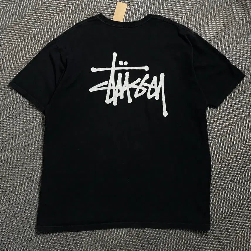 [BUNJANG] Stussy Basic Original Big Logo T-shirt / 스투시 베이직 오리지날 빅로고 반팔 티셔츠o 4548