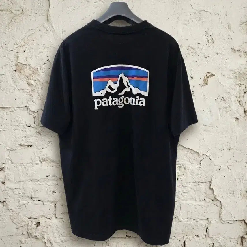 [SOLD OUT] 파타고니아 반팔 티셔츠 블랙 XL