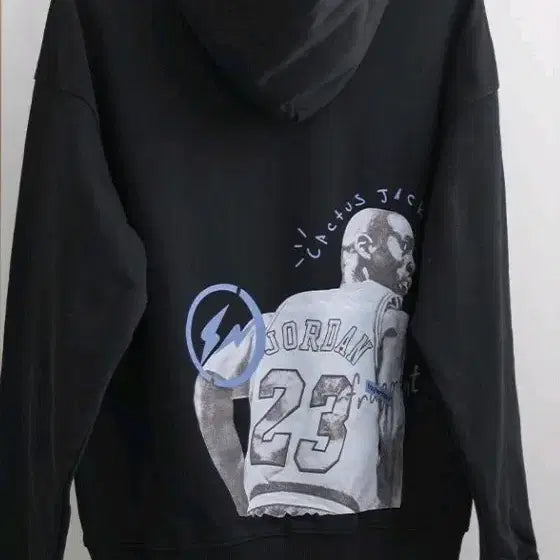 [BUNJANG] Jordan x Travis Scott Black Hoodie Training Set / 조던 x 트래비스 스캇 블랙 후드 트레이닝 세트