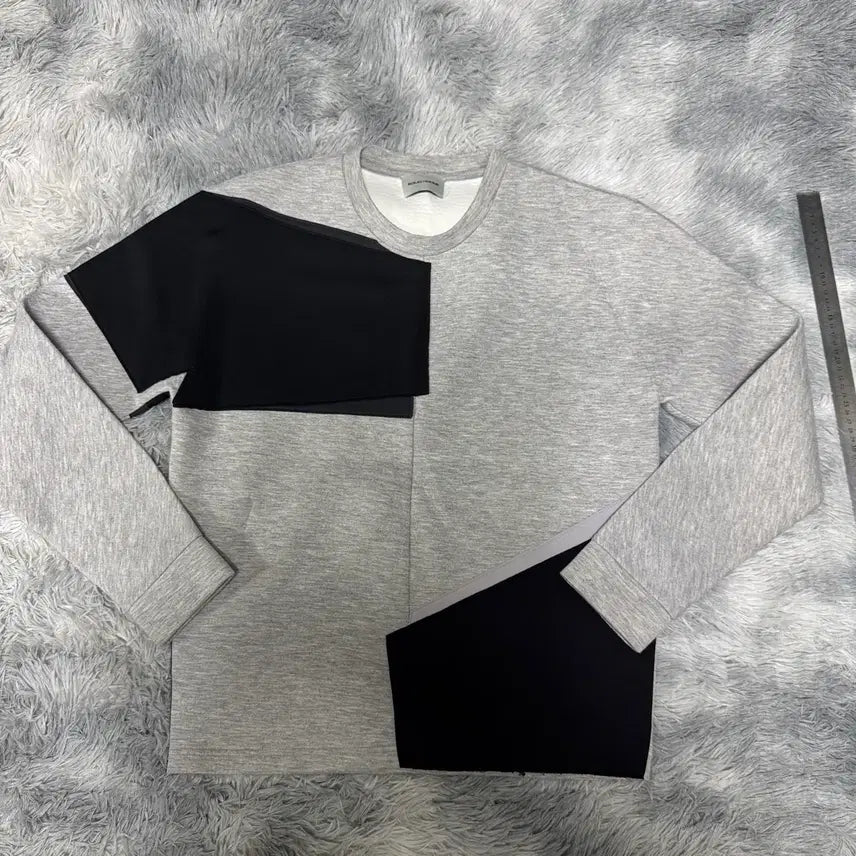 [BUNJANG] Solid Homme Neoprene Sweatshirt / 솔리드옴므 네오프랜 맨투맨 105사이즈