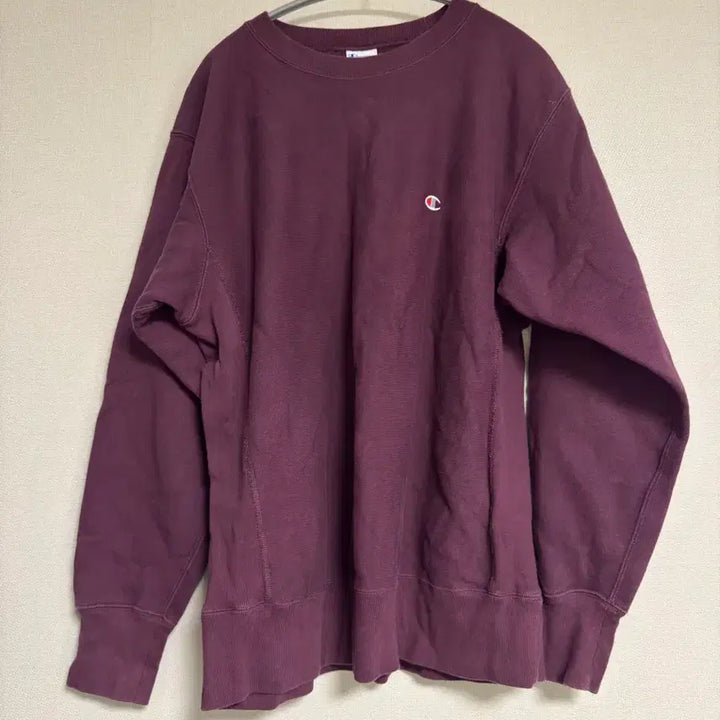 [BUNJANG] Champion Reverse Weave Dark Purple Sweatshirt / [XL] 챔피온 리버스위브 블루택 기모 스웨트셔츠 Dark Purple