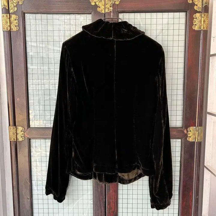 [BUNJANG] TRANSIT Silk Velvet Jacket / TRANSIT 실크 벨벳 자켓