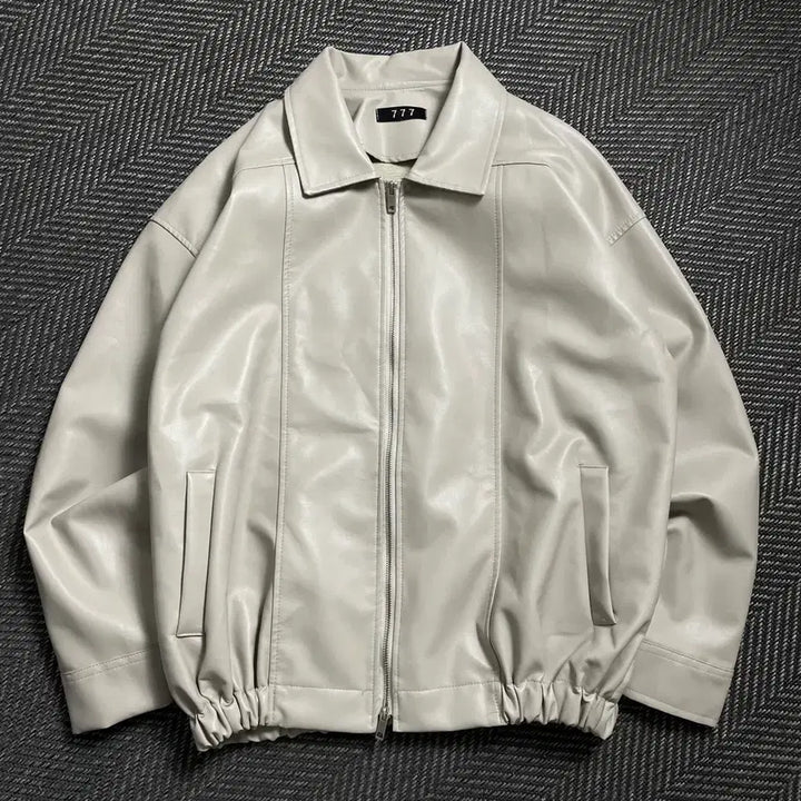 [BUNJANG] Vintage Two-Way Leather Blouson Jacket / 빈티지 투웨이 레더 블루종 자켓y 4541