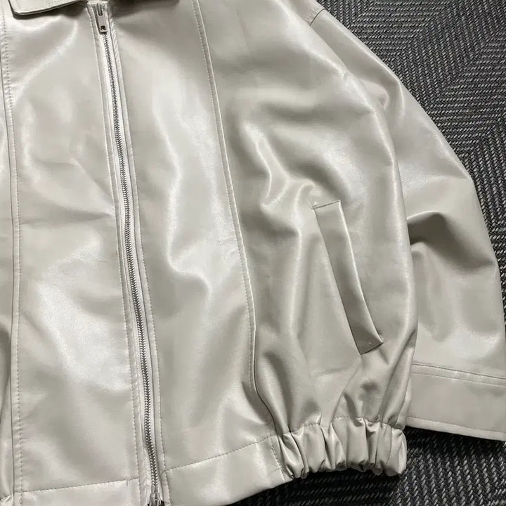 [BUNJANG] Vintage Two-Way Leather Blouson Jacket / 빈티지 투웨이 레더 블루종 자켓y 4541