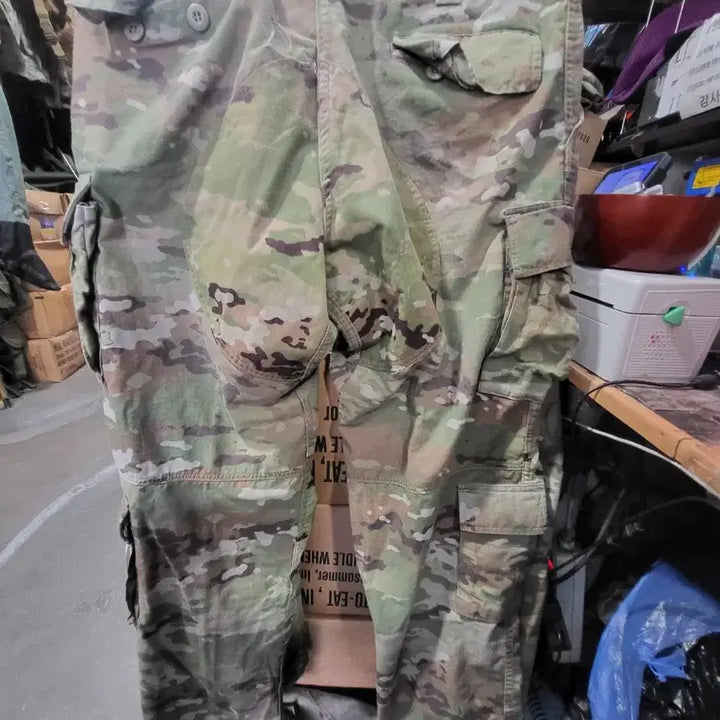 [BUNJANG] Military Camo Pants L / 카모 군복 바지 L (35-39인치)