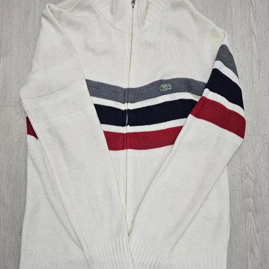 [BUNJANG] Lacoste Zip-Up Cardigan / 라코스테 집업 가디건 5  사이즈