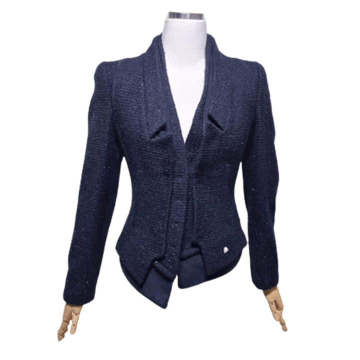 [BUNJANG] MICHAA Tweed Knit Jacket / 미샤MICHAA 정품언발란스 트위드 모소재 여성 추동용 여자니트자켓85