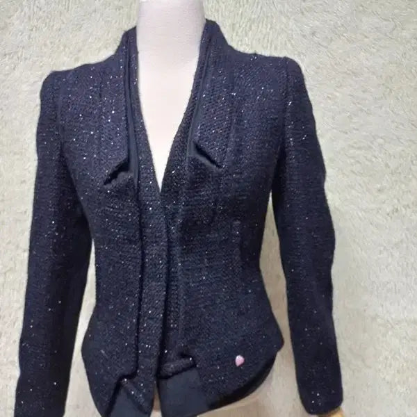 [BUNJANG] MICHAA Tweed Knit Jacket / 미샤MICHAA 정품언발란스 트위드 모소재 여성 추동용 여자니트자켓85