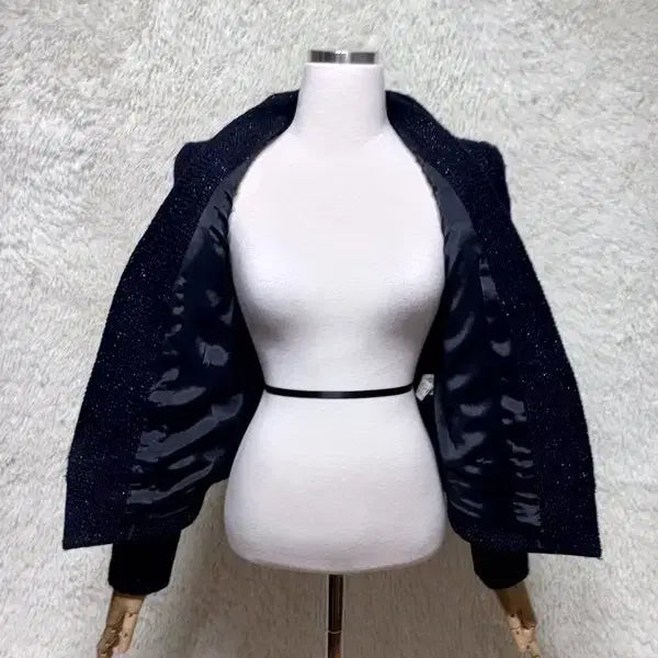 [BUNJANG] MICHAA Tweed Knit Jacket / 미샤MICHAA 정품언발란스 트위드 모소재 여성 추동용 여자니트자켓85