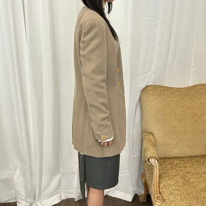 [BUNJANG] Giorgio Armani Collarless Blazer / 조르지오 아르마니 카라리스 블레이저