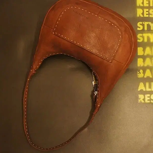 [BUNJANG] Fossil Mini Leather Bag / 7017 FOSSIL파슬가방 미니백 가죽백 가죽가방 빈티지가방