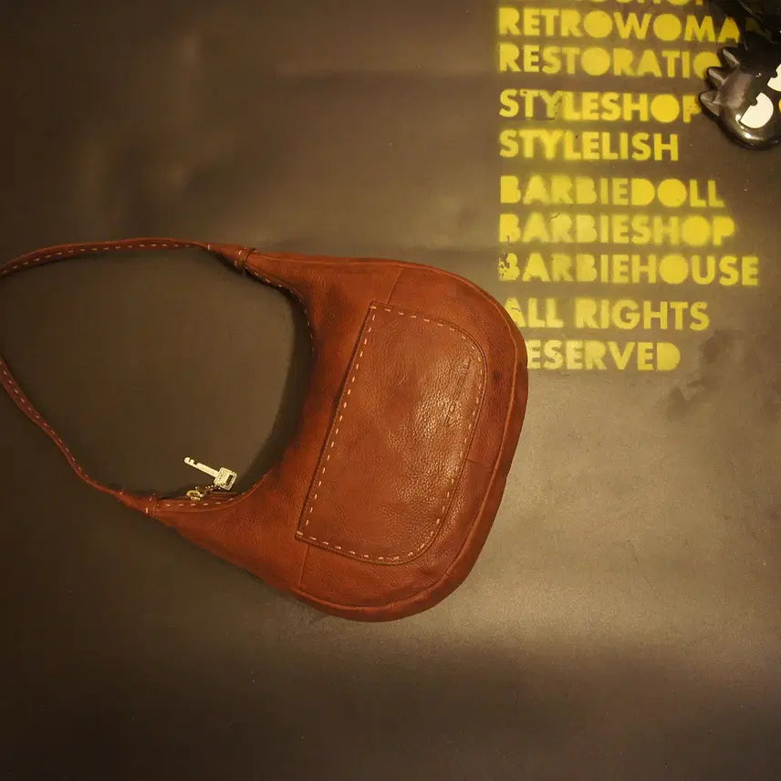 [BUNJANG] Fossil Mini Leather Bag / 7017 FOSSIL파슬가방 미니백 가죽백 가죽가방 빈티지가방