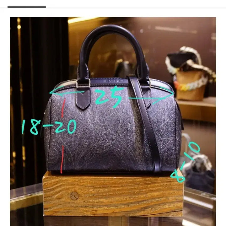 [BUNJANG] Etro Paisley Tote Bag Black Crossbody / 에트로 페이즐리 토트백 블랙 크로스백