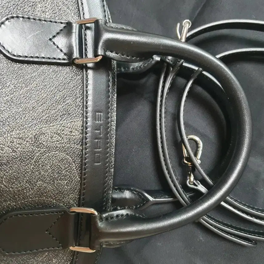 [BUNJANG] Etro Paisley Tote Bag Black Crossbody / 에트로 페이즐리 토트백 블랙 크로스백