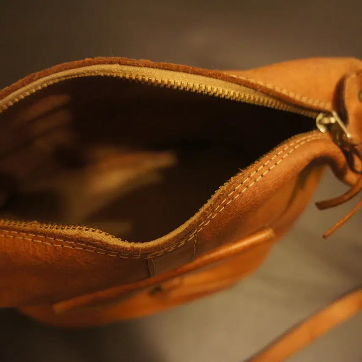 [BUNJANG] Vintage Leather Crossbody Bag / 7018 크로스가방 크로스백 가죽백 가죽가방 빈티지가방 여성가방 남자백