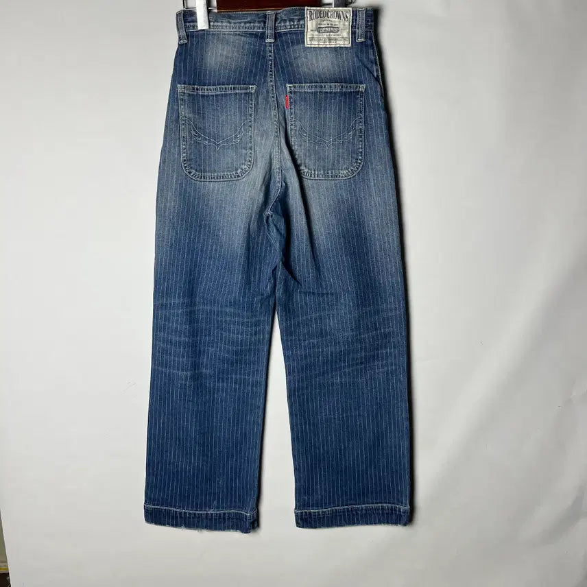 [BUNJANG] Rodeo Crowns Washed Hickory Denim Pants / [RODEO CROWNS] 로데오크라운스 워싱 히코리 데님팬츠