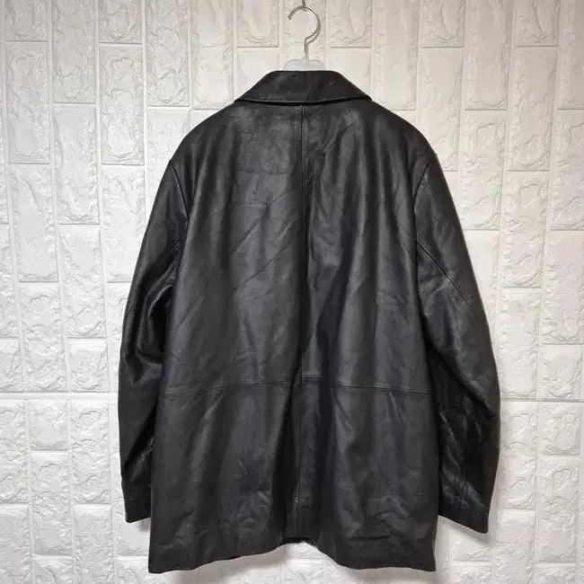 [BUNJANG] Imperial Lambskin Leather Blouson Jacket (Men's 95) / 임페리얼 양가죽 정품 남자 겨울추동 남성 블루종집업레더집업패딩점퍼자켓95