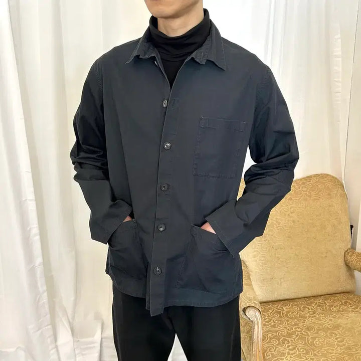 [BUNJANG] Bergfabel Cotton Work Shirt / Bergfabel 코튼 워크 셔츠