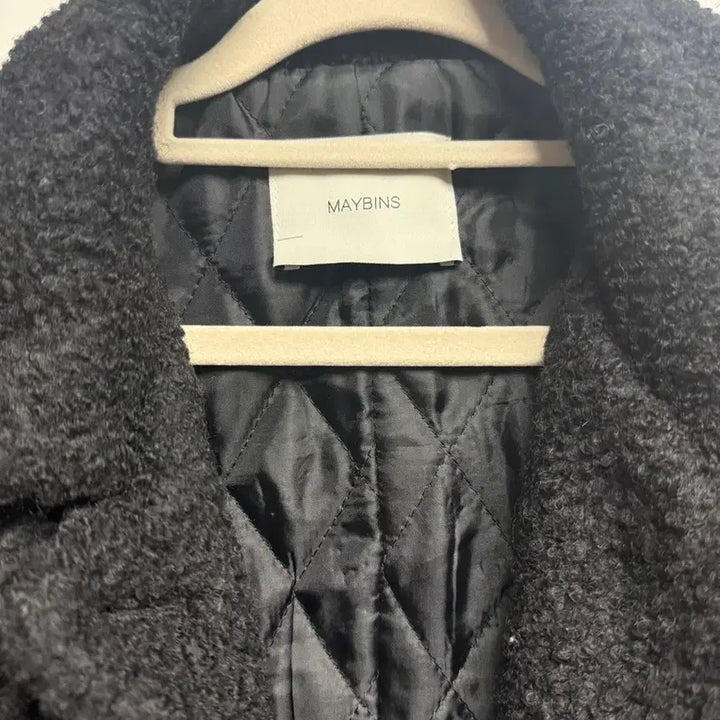 [BUNJANG] Maybeans Standard Black Half Coat / 메이빈스 스탠다드 블랙 하프 코트