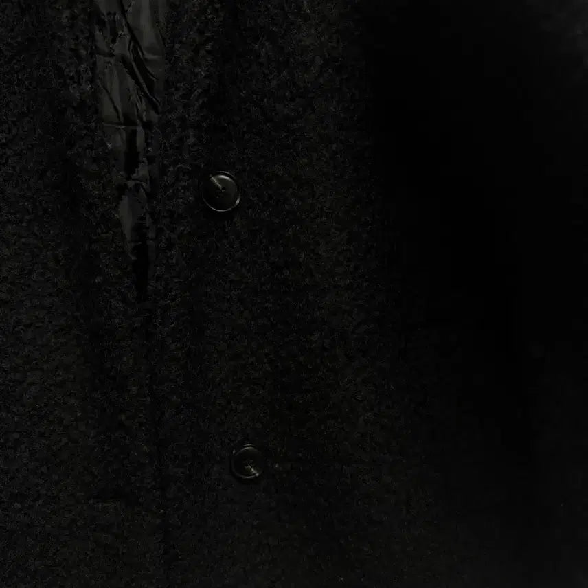 [BUNJANG] Maybeans Standard Black Half Coat / 메이빈스 스탠다드 블랙 하프 코트