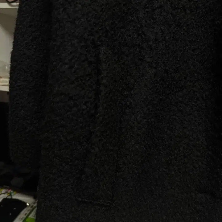 [BUNJANG] Maybeans Standard Black Half Coat / 메이빈스 스탠다드 블랙 하프 코트