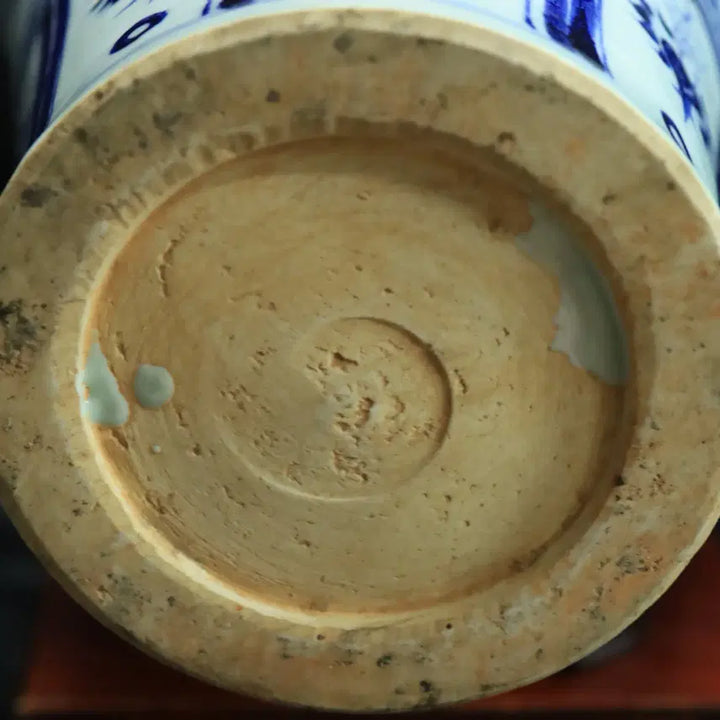 [BUNJANG] Chinese Porcelain Blue and White Vase / 중국 도자기 청화 인물도 매병