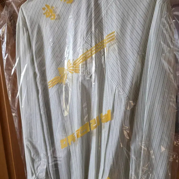 [SOLD OUT] 웨이비니스 스트라이프셔츠 그린 1사이즈