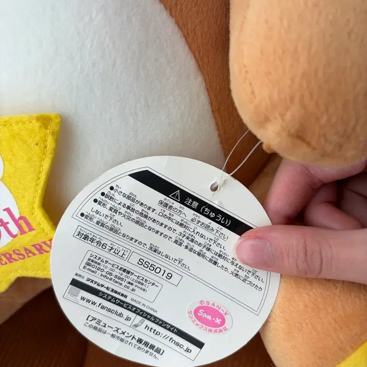 [BUNJANG] Rilakkuma 5th Anniversary Vintage Plush Doll / 리락쿠마 고전 5주년인형