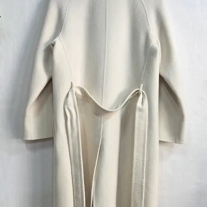 [BUNJANG] TIME Ivory Handmade Coat 95 / TIME 핸드메이드 아이보리 코트 95