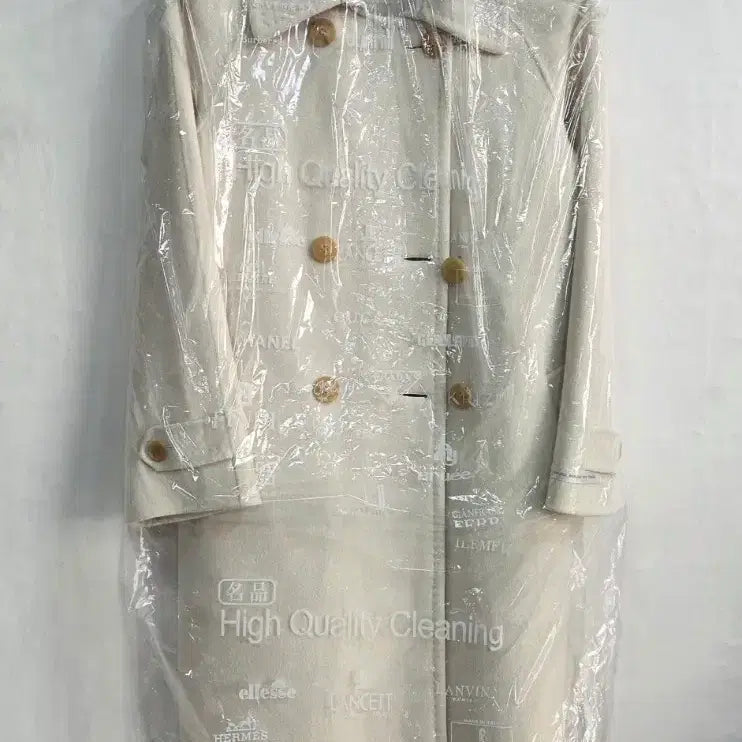 [BUNJANG] TIME Ivory Handmade Coat 95 / TIME 핸드메이드 아이보리 코트 95