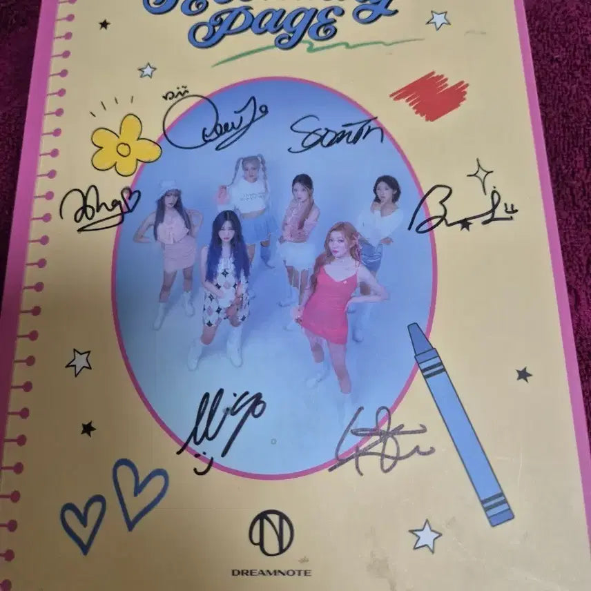 [BUNJANG] Dreamnote Secondary Page Signed Album / 드림노트 Secondary Page 친필 사인 앨범