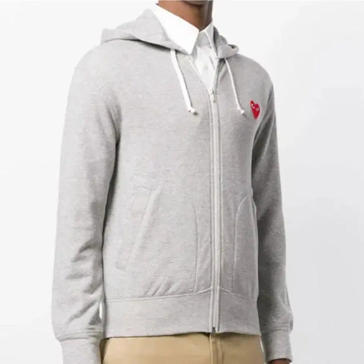 [BUNJANG] Comme des Garcons Gray Hoodie / (정품/새상품/오늘특가)꼼데가르송 후드집업 그레이