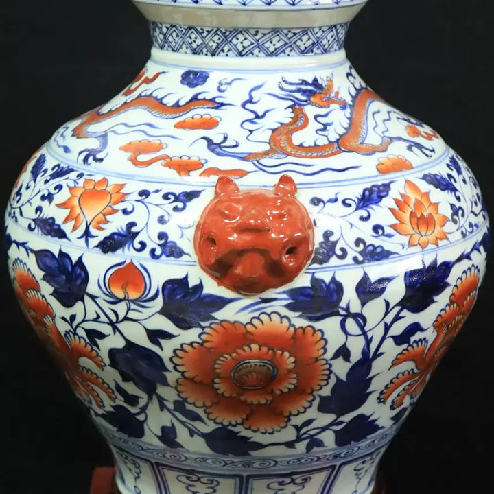 [BUNJANG] Chinese Porcelain Peony Vase / 중국 도자기 모란문 호