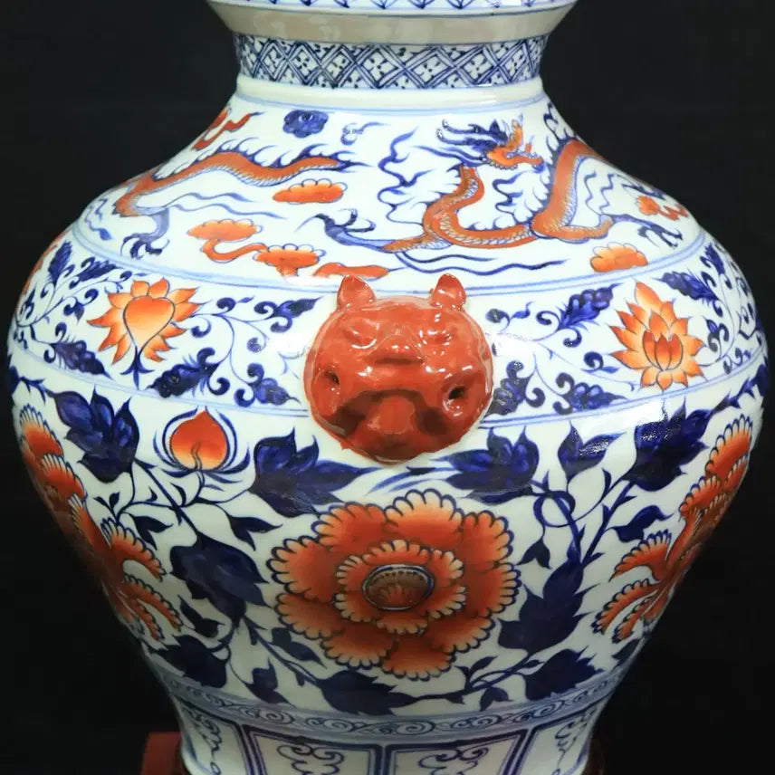 [BUNJANG] Chinese Porcelain Peony Vase / 중국 도자기 모란문 호