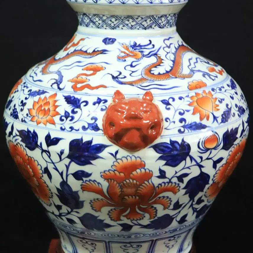 [BUNJANG] Chinese Porcelain Peony Vase / 중국 도자기 모란문 호