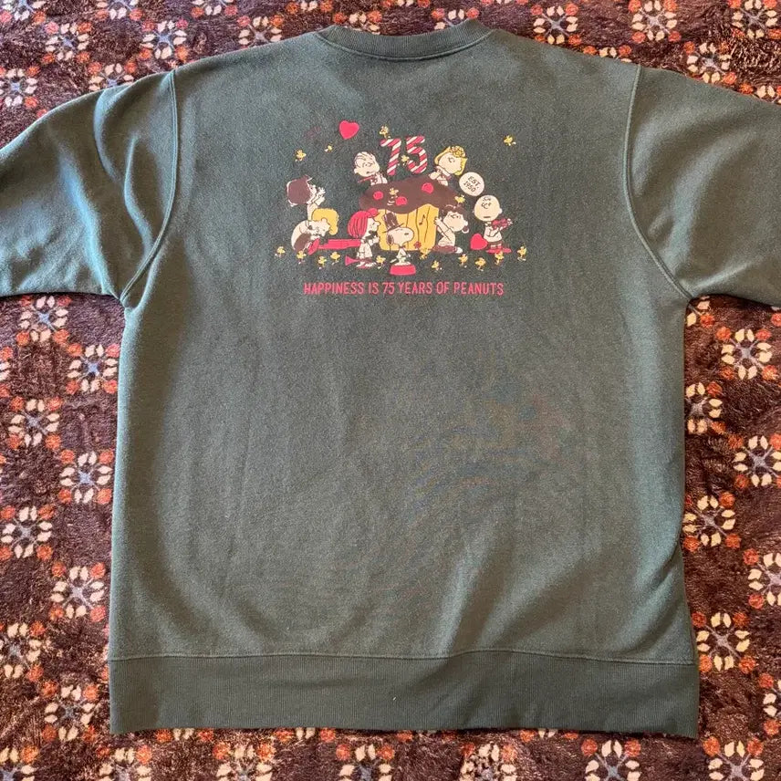 [BUNJANG] PEANUTS 75th Anniversary Sweatshirt / 피너츠 맨투맨