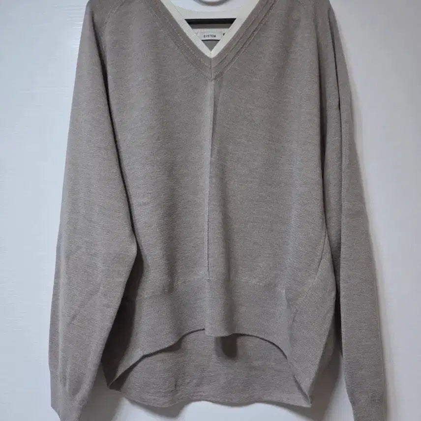 [BUNJANG] System Applique Panel Knit Top / 한섬 26ss신상 시스템 아플리케 패널 니트 탑 프리