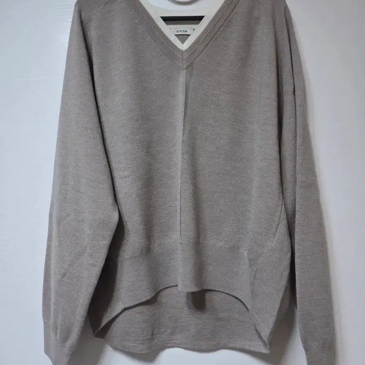 [BUNJANG] System Applique Panel Knit Top / 한섬 26ss신상 시스템 아플리케 패널 니트 탑 프리