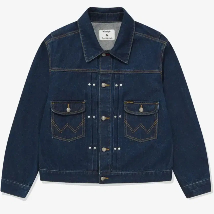 [BUNJANG] Covernat Wrangler Denim Trucker Jacket XL / [새상품] 커버낫 랭글러 데님 트러커 XL