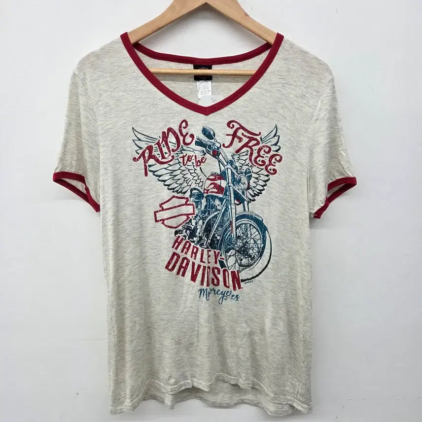 [BUNJANG] Harley-Davidson Motorcycle Graphic T-Shirt Women&