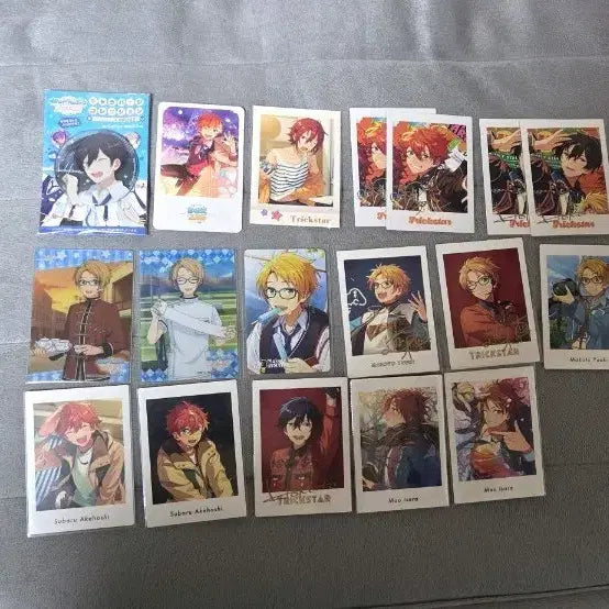 [BUNJANG] Ensemble Stars! Trickstar Hokuto Pascha! Acrylic Card &amp; Can Badge Bundle / 앙스타 앙상블 스타즈 트릭스타 파샤 파샷츠 한스타 특전 캔뱃지 호쿠토