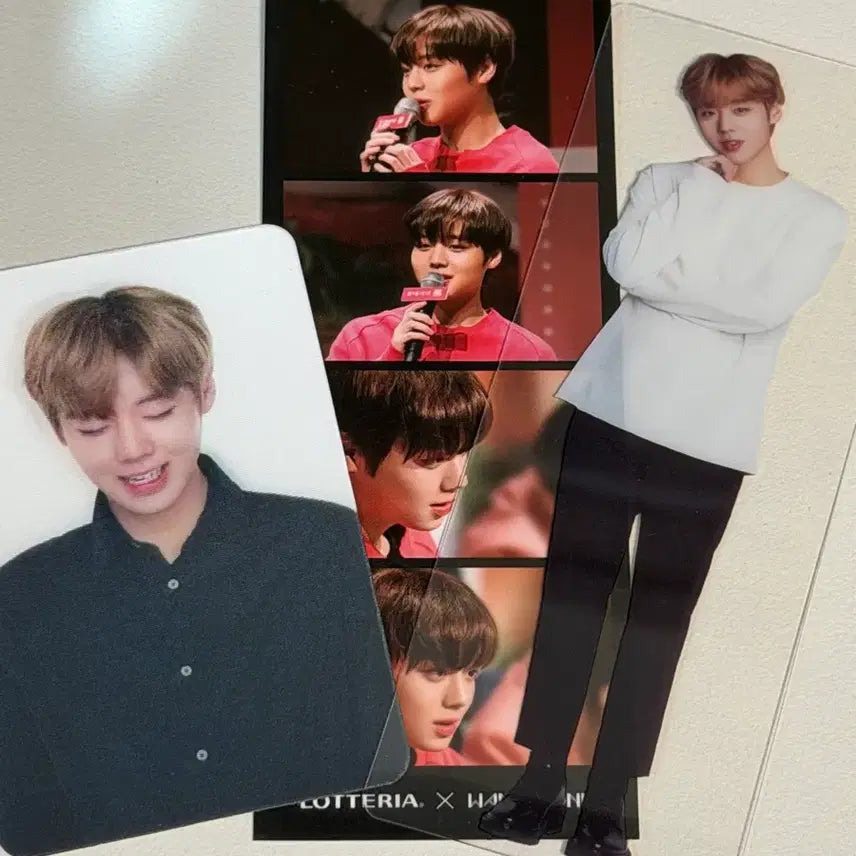 [BUNJANG] Wanna One Park Jihoon Lotteria Set / 왕과 사는 남자 왕사남 워너원 박지훈 롯데리아 3종세트