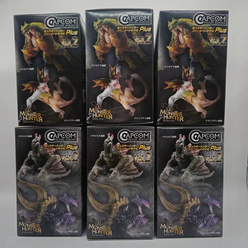 [BUNJANG] CAPCOM Monster Hunter Standard Model Plus Vol.2 Bundle Set / 몬헌 몬스터헌터 스탠다드 모델 Plus Vol.2 미개봉 6박스 캡콤