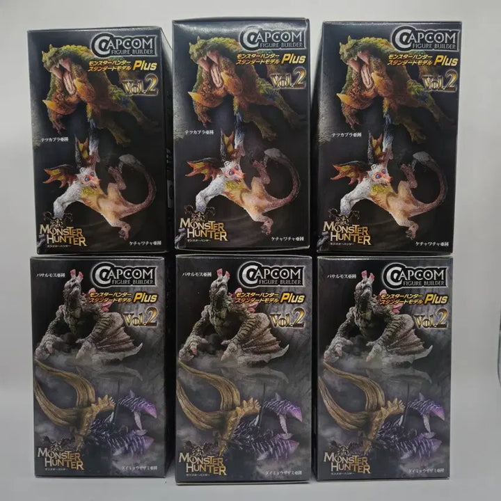 [BUNJANG] CAPCOM Monster Hunter Standard Model Plus Vol.2 Bundle Set / 몬헌 몬스터헌터 스탠다드 모델 Plus Vol.2 미개봉 6박스 캡콤