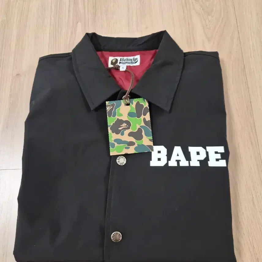 [BUNJANG] A Bathing Ape Coach Jacket Black Size S / 베이프 코치자켓 s