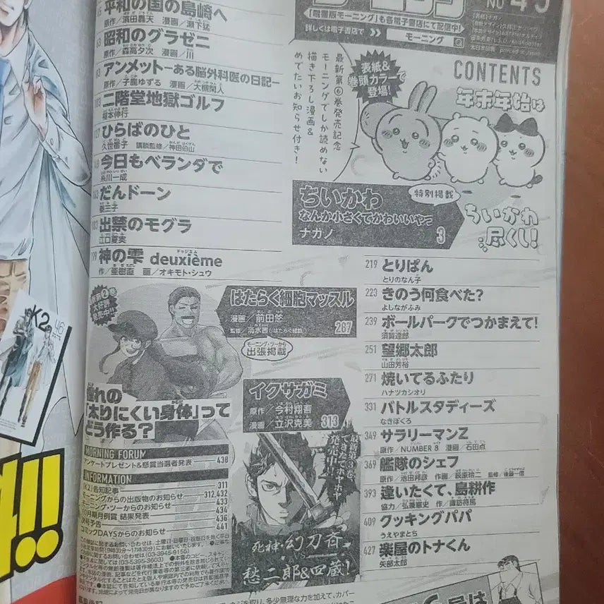 [BUNJANG] 모닝 잡지 치이카와 표지 / 2024년 모닝 잡지 치이카와 표지