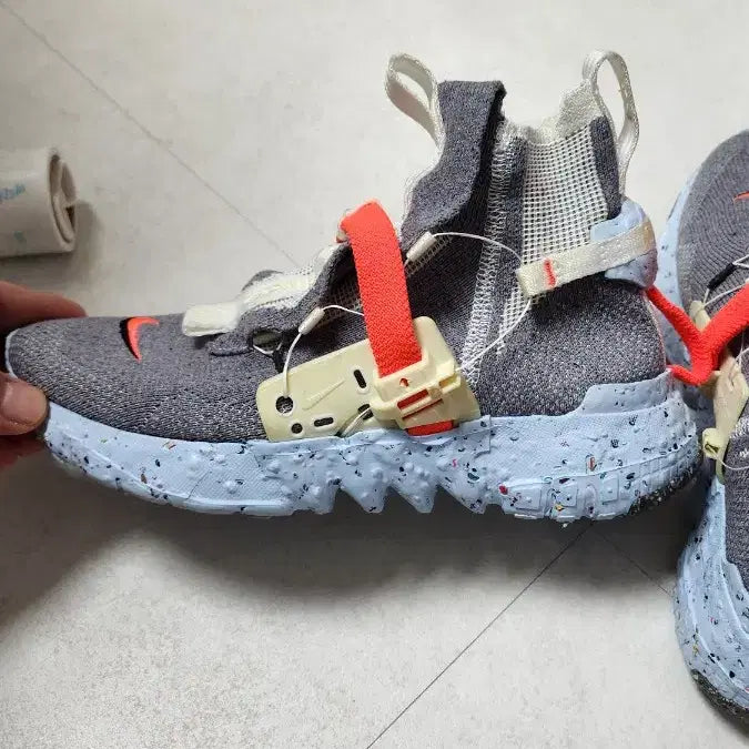 [BUNJANG] Nike Space Hippie Gray/Orange Sneakers / 나이키 스페이스 히피 그레이/오렌지 운동화