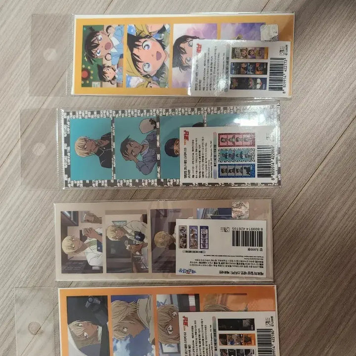 [BUNJANG] Detective Conan Four-Cut Sticker Bundle / 명탐정코난 네컷 스티커 일괄